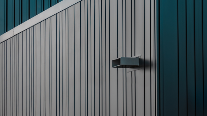 Allproof scupper overflow installed in cladding