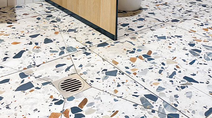 tile floor waste point drain