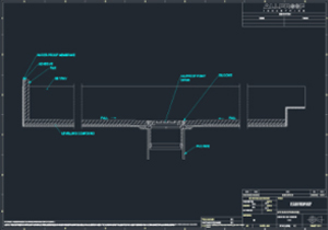 Tile Over Shower Tray Point Drain.dwg