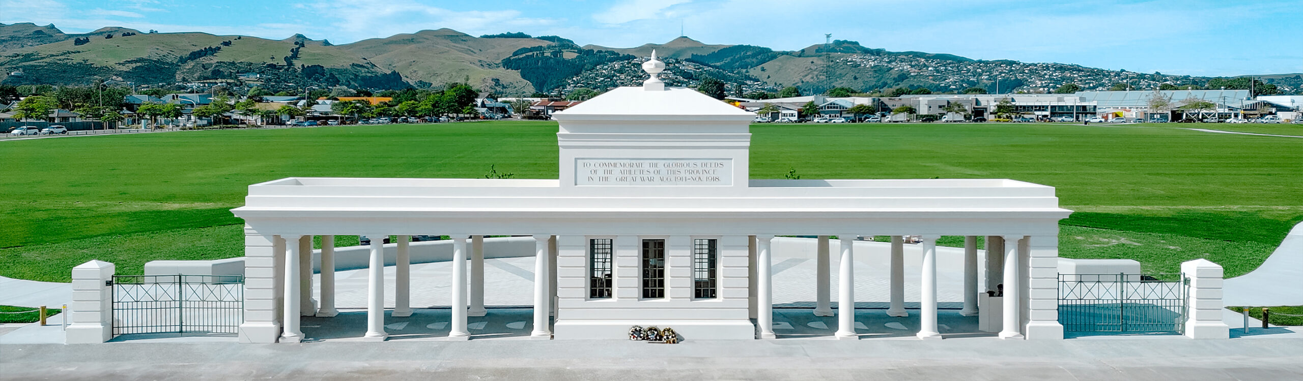 Lancaster Park Memorial Gates NZ Canterbury Christchurch