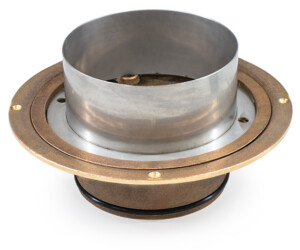 Allthrough roof and balcony drain stainless steel Bronze flange large diameter