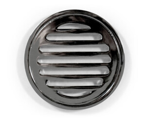 Round Round point drain shower grate chrome