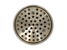 Nickel Bronze round prison security jail cell grate drain drainage shower point