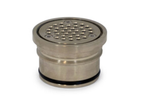 Round security prison institutional jail cell sec drain grate system 80mm