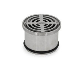 commercial bronze or stainless point drain street outdoor indoor grate base drainage surface 100x100mm