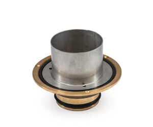 Allthrough roof and balcony drain stainless steel Bronze flange small diameter