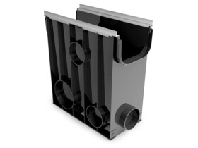 Inline Sump commercial channel drain sump external surface water drainage