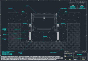 commercial channel install dwg