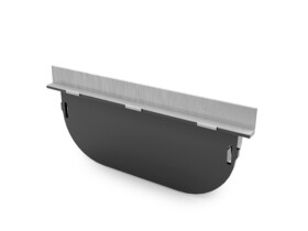 End Cap - 100mm Depth commercial channel 100mm depth end cap