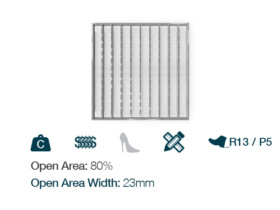 drainage sump stainless steel drain grate slip resistant ladder kitchens factory commercial