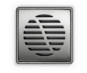 Stainless shower point drain bathroom cross