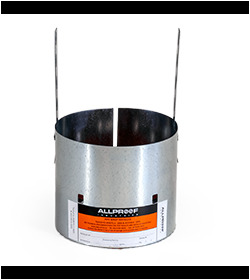 Drop in Fire Collar Extendable 125mm