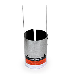 Drop in Fire Collar Extendable 65mm