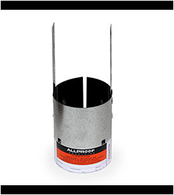 Drop in Fire Collar Extendable 80mm