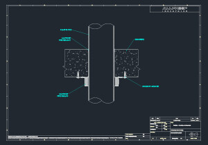 Fire Collar Stack Concrete Floor Install.dwg
