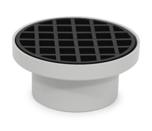 Finishing collar Drain point inspection downpipe connection vent plumbing drainage flat grate