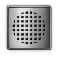 Stainless shower point drain bathroom globe