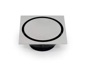 square floor waste shower drain grate lid 80mm