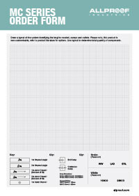 Commercial kitchen ss drain layout order document form