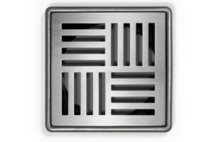 Stainless shower point drain bathroom Quater