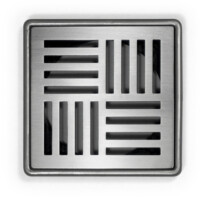 Stainless shower point drain bathroom Quater