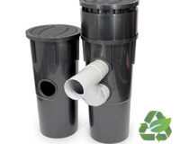 round drainage pit E1 NZBC sump riser cast iron grate recycled plastic