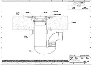 Security Drain install drawing security drainage system install drawing