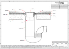 shower tray adaptor install scenario