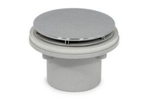 shower tray grate waste drain dome chrome