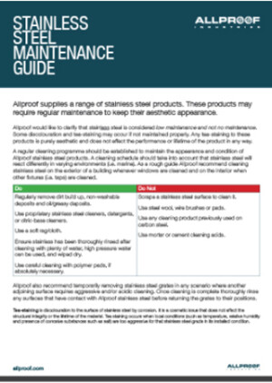 Stainless Steel Maintenance Guide