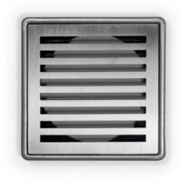 Stainless point drain bathroom straight