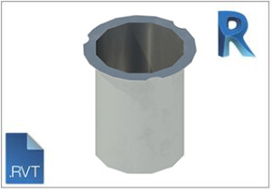 Strainer basket revit vinly BIM family