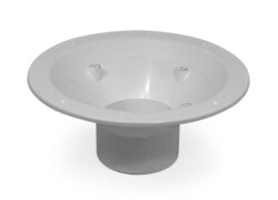 Sureflow roof drain internal gutter flat roof dome overflow grate heat membrane drainage 100mm