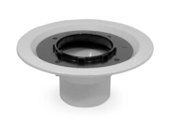 100mm Clamping Collar 100mm podium Sureflow roof drain internal gutter flat roof dome overflow grate heat membrane drainage