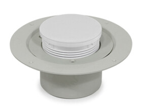 100mm tilerite tile floor waste pvc flange threaded spigot