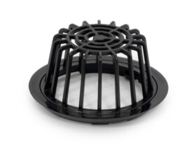 Plastic Dome plastic roof drain membrane clamping grate dome lid