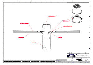 roof drain install details VRTW65 overflow