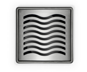 Stainless shower point drain bathroom Wave