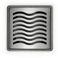 Stainless shower point drain bathroom Wave