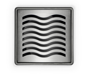 Stainless shower point drain bathroom Wave