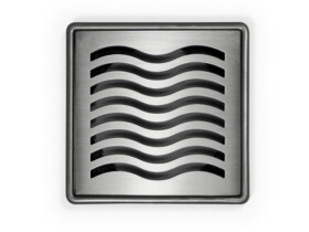 Stainless shower point drain bathroom Wave