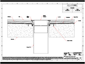 bolted trap cleanout inspection point drain cover lid install detail drawing