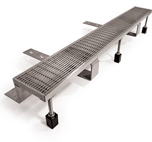 cast in cantilever bracket stainless steel level threshold drain product thumbnail
