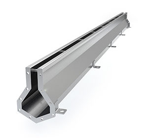 SL Series linear slot drain channel and sump system for commercial stainless steel drainage in food production facilities