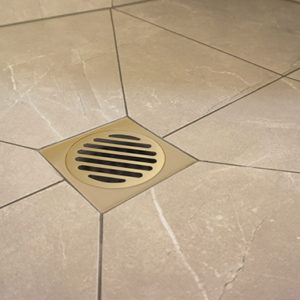 Tile Floor Waste Brass Grate Point Drain