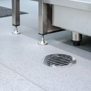 vinyl kitchen drain floor waste commercial