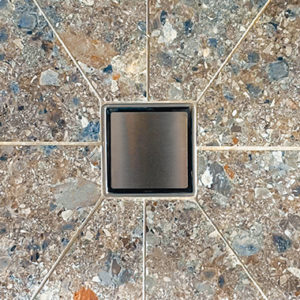 Elegance SS7 Plate Tile Floor Waste Residential Tiled Shower Drain
