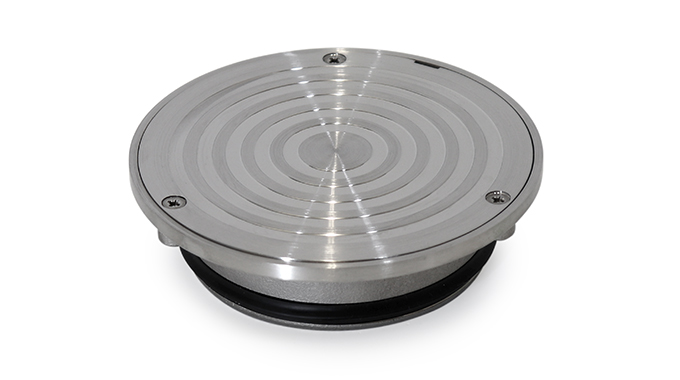 BT100 stainless steel cleanout drain inspection point lid product image