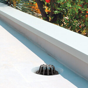 cast iron roof drain