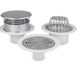 roof drain products stainless steel puddle flange clamping roof membrane waterproof drains grates dome overflow